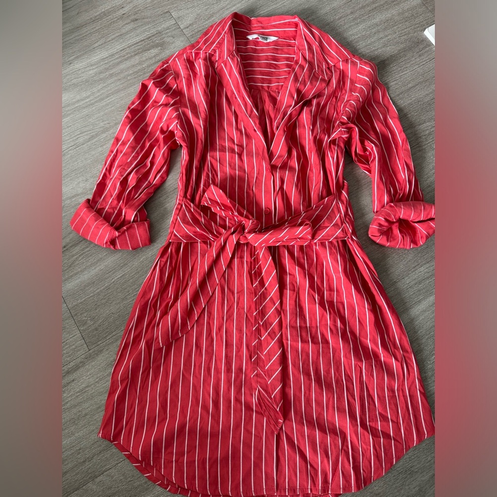 BB Dakota by Steve Madden Pink Knee-Length Wrap Dress